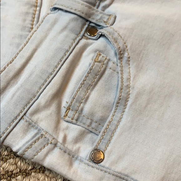 Pale blue Buffalo jean capris - Picture 5 of 7